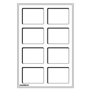 Tableau, Modèle L - pour Capsules Slabs 60 x 85 mm. (8 pcs.) Bleu - dim: 334 x 220 x 10 mm.