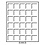 Stapel element, MB - vak afm: 38x38 mm. (30 st.) Rookleur / Transparant