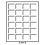 Stacking element, MB - compartment dim: 42x42 mm. (24 pc.) Smoke color / Transparent