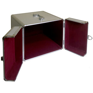 Valisette - CARGO - Revêtement intérieur en velours rouge, convient pour 10 éléments empilables MB 236 × 303 mm – verrouillable ■ à l’unité