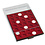 Stapel element, MB - voor Munten Ø 26 mm. (54 st.) Rookleur / Transparant