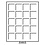 Élément d'empilage, Smart - Compartiment dim: 41 x 41 mm. (20 pcs.) Bleu/Transp. dim: 195 x 250 x 19 mm.