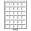 MünzBox , Smart - Fach Abm: 33 x 33 mm. (30 Stk.) Blau/Transp. Abm: 195 x 250 x 19 mm.