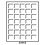 Stacking element, Smart - compartment dim: 27 x 27 mm. (35 pcs.) Blue/Transp. dim: 195 x 250 x 19 mm.