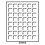 Stacking element, Smart - compartment dim: 24 x 24 mm. (48 pcs.) Blue/Transp. dim: 195 x 250 x 19 mm.