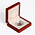 Leuchtturm, Coin box, Siena - for Magic capsule L, Ø 54 mm. (1 pc.)  Mahogany color - dim: 110x110x30 mm. ■ per pc.