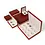 Coin Box , Siena - for Magic capsules S, Ø 46 mm. ( 2 pcs.) Mahogany color - dim: 210 x 90 x 30 mm.