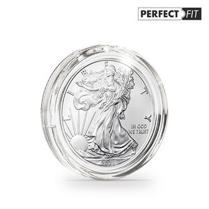 Coin Capsules Round - suitable for coins Ø 40.6 mm. - ULTRA PERFECT