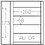 Insert sheets, Fully transparent - 4 compartments horizontal, DeLuxe - type D.4 - 2 holes - Pocket dim: 160x48 mm.