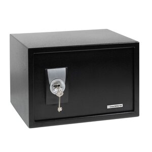 Vault, Klavent - fitted with a Key lock - Black - dimensions: 430 x 360 x 295 mm.