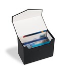 Leuchtturm, Archive box, Logic - postcards max 170x120 mm. (245x)  Black - dim: 177x97x132 mm. ■ per pc.