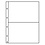 Folio A4+, Blätter (4 Ringe) 2er Einteilung (260 x 176 mm.) Transparent - Abm: 290 x 365 mm.