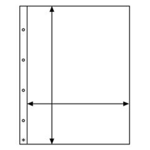 Folio A4+, Sheets (4 rings) 1 compartment (260 x 360 mm.) Transparent - dim: 290 x 365 mm.