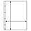 Folio A4+, Sheets (4 rings) 1 compartment (260 x 360 mm.) Transparent - dim: 290 x 365 mm.