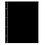 Scheidings bladen - model: FOLIO A4+ (4 rings) Zwart - afm: 290 x 365 mm.