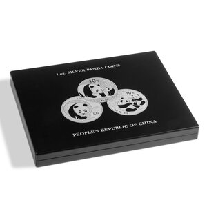 Leuchtturm, Coin cassette Volterra UNO, China Panda Silver (1oz)