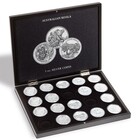 Leuchtturm, Presentation case, Volterra Uno - for Coins - Austalian Koala, 1 oz Silver in capsules (20 pcs.)  Black - dim: 305x245x30 mm. ■ per pc.