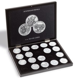 Presentation case, Volterra Uno - for Coins - Austalian Koala, 1 oz Silver in capsules (20 pcs.)