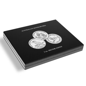Leuchtturm, Coin cassette Volterra UNO, Australian Kookaburra Silver (1oz)