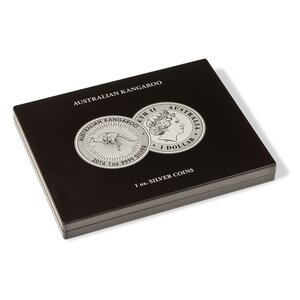 Presentation case, Volterra Uno - for Coins - Austalian Kangaroo, 1 oz Silver in capsules (20 pcs.)