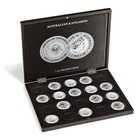 Leuchtturm, Presentation case, Volterra Uno - for Coins - Austalian Kangaroo, 1 oz Silver in capsules (20 pcs.)  Black - dim: 305x245x30 mm. ■ per pc.