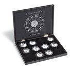 Leuchtturm, Presentation case, Volterra Uno - for Coins - Austalian Lunar III, 1 oz Silver in capsules (12 pc.)  Black - dim: 305x245x30 mm. ■ per pc.