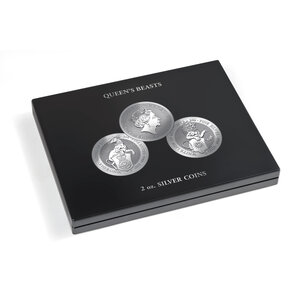 Leuchtturm, Coin cassette Volterra UNO, British Queen's Beasts Silver (2oz)