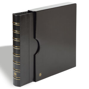Kanzlei A3, Album (4 anneaux ) sans contenu, incluse boite de protection - Noir - dim: 435 x 460 x 70 mm.
