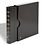 Kanzlei A3, Album (4 rings) without content, incl. slipcase - Black - dimensions: 435 x 460 x 70 mm.