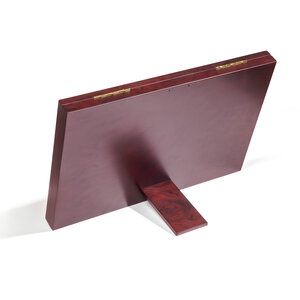 Presentation Display, Honor - suitable for Medals - Mahogany color with blue interior - dim: 380 x 260 x 32 mm.