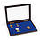 Presentation Display, Honor - suitable for Medals - Mahogany color with blue interior - dim: 380 x 260 x 32 mm.