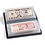 Taschenformat, Album (gebunden) für Banknoten (20 Stk.) 20 Blätter - Blau/Gold - Abm: 205 x 120 x 25 mm.
