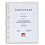 Insert sheets, Fully transparent - 1 compartment horizontal, Grande Easy - type 1.C - 4 Rings - Pocket dim: 216x306 mm.
