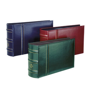 FDC, Album C6 (bound) for FDC 195 x 130 mm. (100 pcs.) with 50 sheets - Red - dim: 230 x 150 x 80 mm.