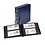 Ansicht kaarten, Album DL (gebonden) voor 200 kaarten (243 x 133 mm, met 50 bladen, incl. cassette - Blauw - afm: 305 x 320 x 97 mm.