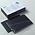 Stock cards – 5 strips – 210 × 147 mm (A5) – sturdy black cardboard – with protective cover – suitable for stamps and collectibles ■ per 10 pieces
