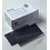 Cartes de classement – 2 bandes – 147 × 84 mm – carton noir résistant – avec feuille de protection – adaptées aux timbres et objets de collection ■ par 10 pièces