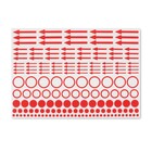 Leuchtturm, Self-adhesive labels - Marks ■ per set