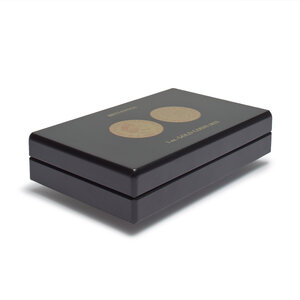 Presentation case, Volterra Uno - for Coins - Britannia, 1 oz Gold in capsules (2 pc.)