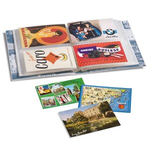 Album (relié) pour Cartes Postales 162 x 114 mm. (200 pcs.) avec 50 feuilles - Conceptionimpression - dim: 204 x 270 x 55 mm.