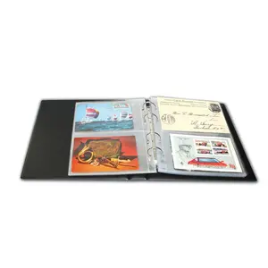 Safe Premium Album, Postkarten, 4 Ringe, Hülle 2 Fächer (5x)