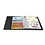 Premium, Blätter (4 Ringe) 2er Einteilung (175 x 120 mm.) Transparent - Abm: 205 x 255 mm.