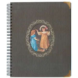 Album, Nostalgia (spiral binding) for Postcards (148 x 105 mm.) with 10 sheets - Design print - dim: 245 x 300 x 25 mm.