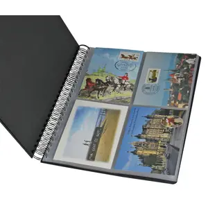 Album, Nostalgia (spiral binding) for Postcards (148 x 105 mm.) with 10 sheets - Design print - dim: 245 x 300 x 25 mm.