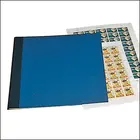 Safe, Pergamine, Album (relié)  convient pour: Feuilles de timbres - 16 feuilles - Bleu - dim: 285x330x25 mm. ■ par pc.