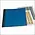 Safe, Pergamijn, Album (gebonden)  geschikt voor Postzegelvellen - 16 bladen - Blauw - afm: 285x330x25 mm. ■ per st.