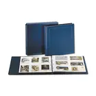 Safe, Maxi A4+, Album (4 anneaux)  convient pour: cartes postales (A6)  sans contenu - Bleu - dim: 405x380x55 mm. ■ par pc.