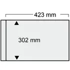 Safe, Spezial A3, Blätter (14 Ringe)  1er Einteilung (423x302 mm.)  Transparent - Abm: 440x305 mm. ■ pro 5 Stk.