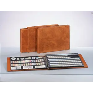 Einsteckblätter mit Zwischenblätter, Völlig transparent - 4 Fächer horizontal, Spezial A3 - 14 Ringe - Fach abm: 423x70 mm.