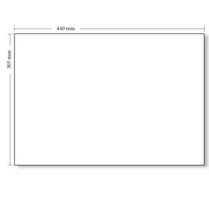 SPEZIAL A3, Inlay sheets - White - dim: 440 x 305 mm.